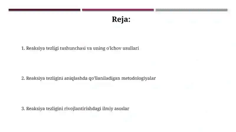 Reaksiya tezligini rivojlantirishning fiziologik asoslari 2