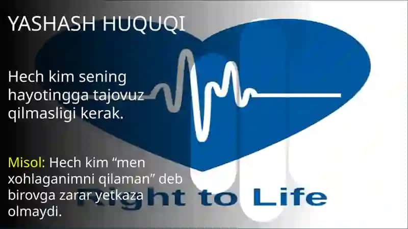 INSON VA FUQAROLARNING ASOSIY HUQUQ VA ERKINLIKLARI 2