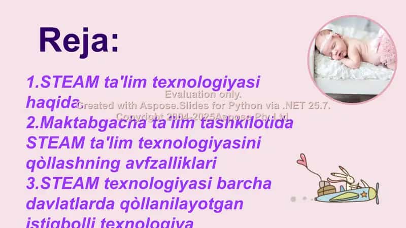 STEAM ta'lim texnologiyasini Maktabgacha ta'limda qòllash 2