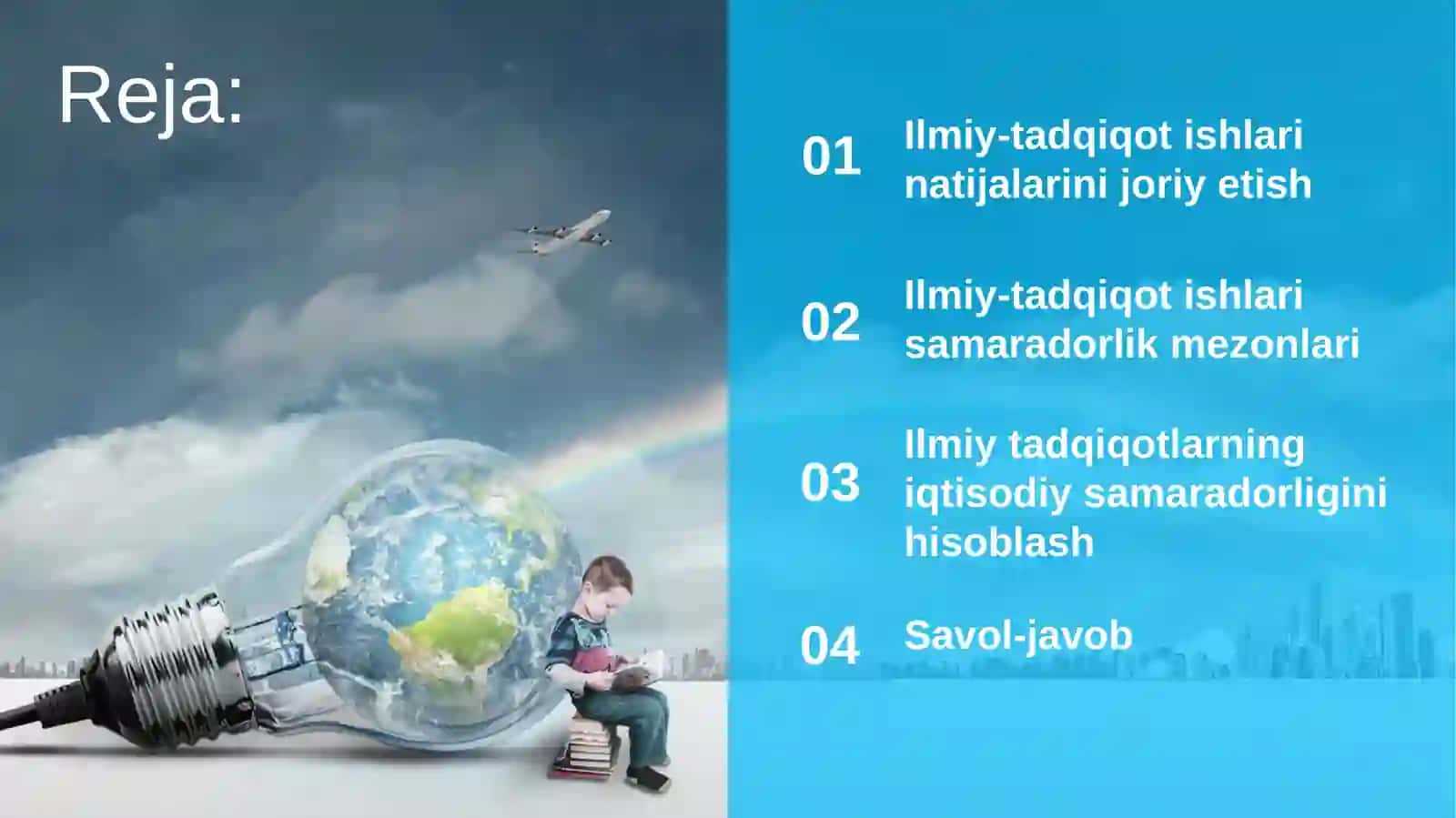 Ilmiy tadqiqotlarning amaliyotga joriy etilishi va samaradorligi 2