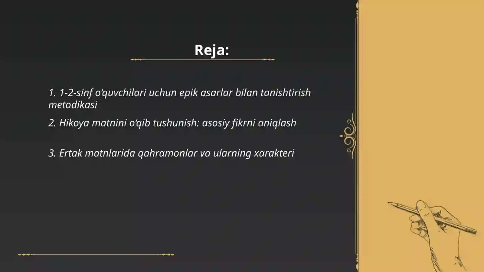 1-2-sinf o‘qish savodxonligidan epik asarlar 2