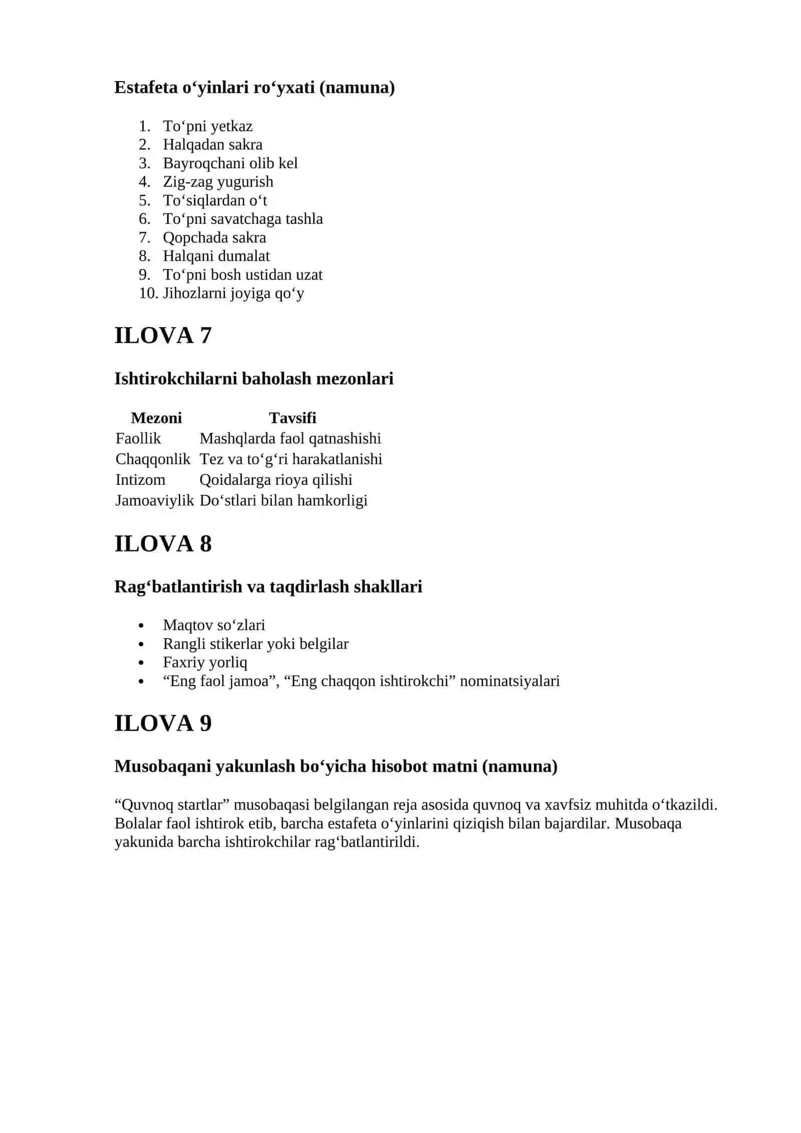 Quvnoq startlar musobaqasi 2