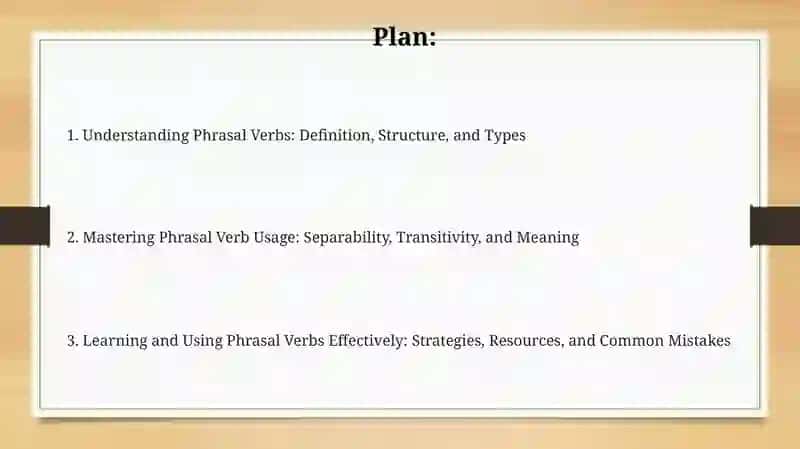 Phrasal verbs 2