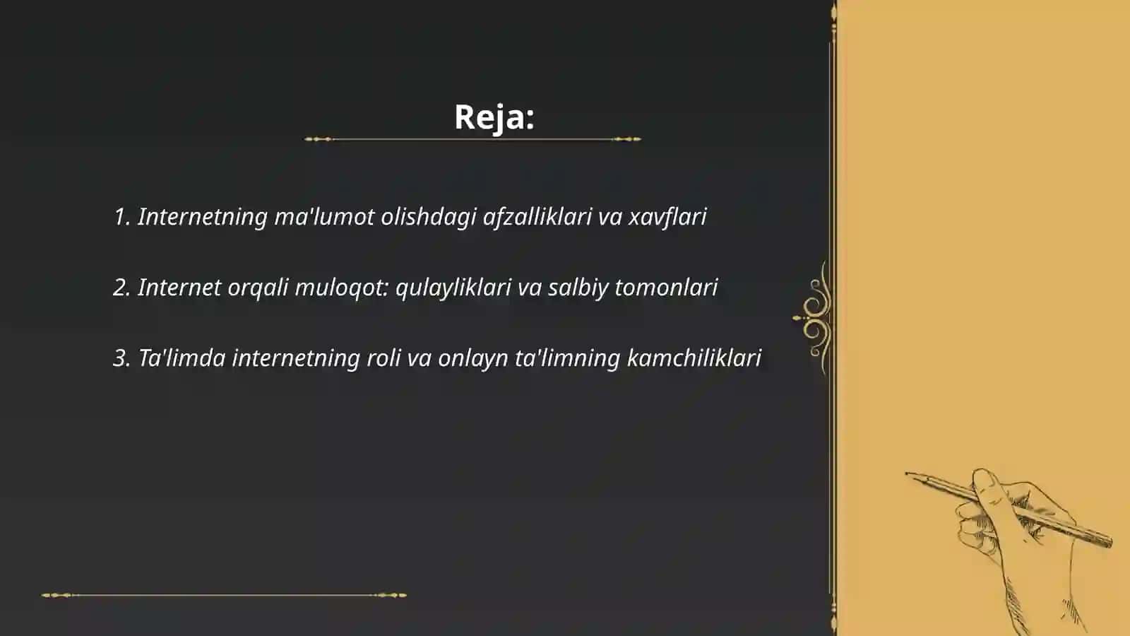 Internetning ma'lumot olishdagi afzalliklari va xavflari 2