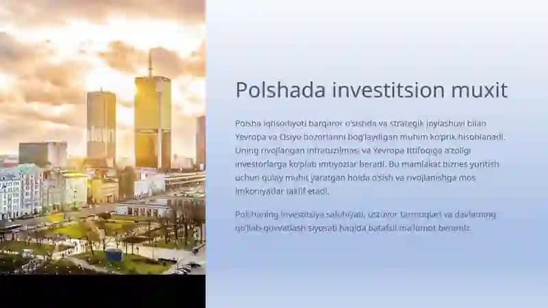 Polshada investitsion muxit 2