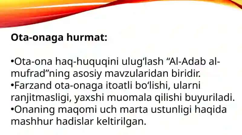 Imom Buxoriyning “Al-Adab al-mufrad” asari 2