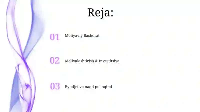 Bizniz moliyaviy rejalashtirish 2