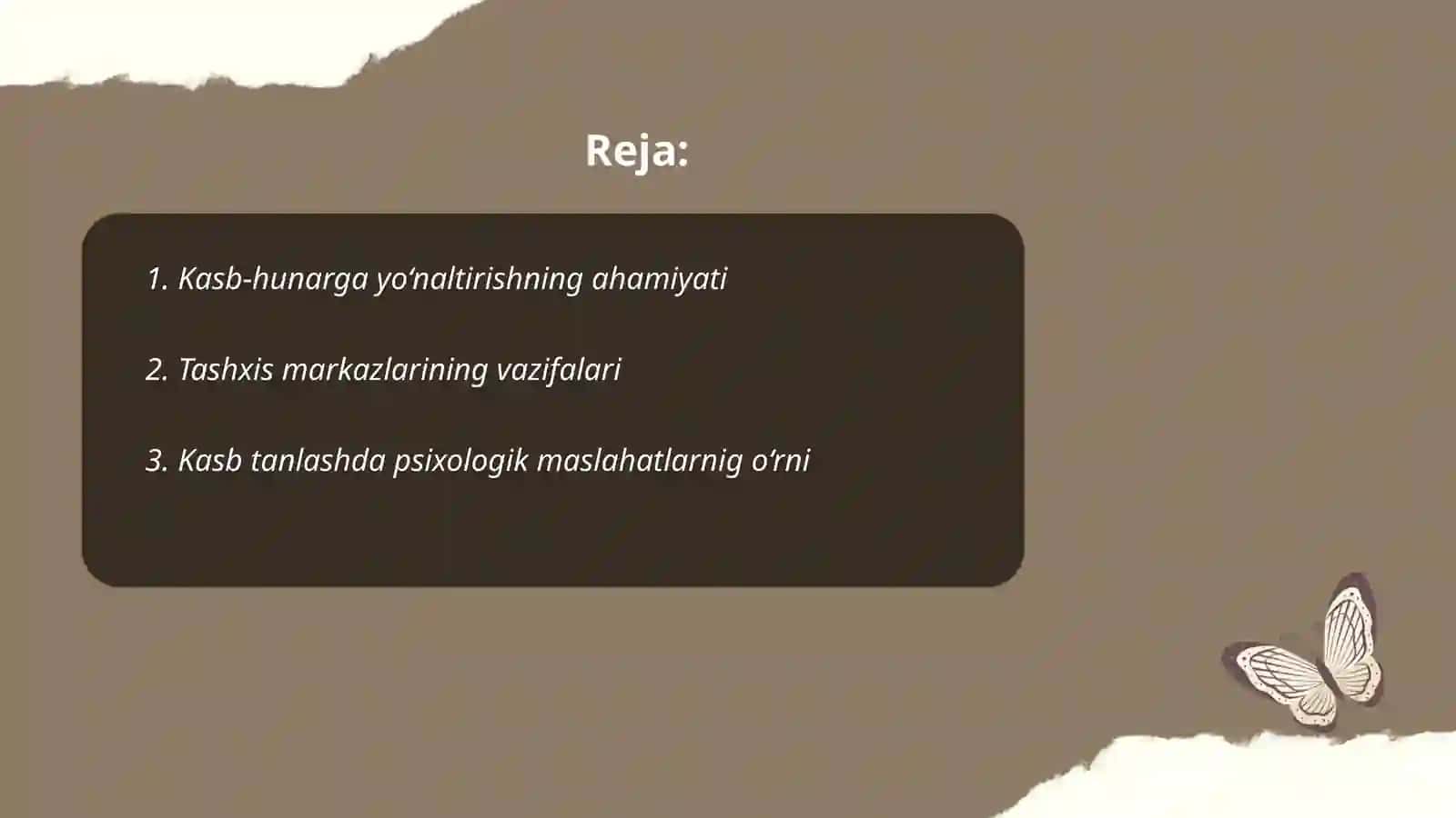 Kasb hunarga yo‘naltirish tashxis markazlarinig faoliyati 2