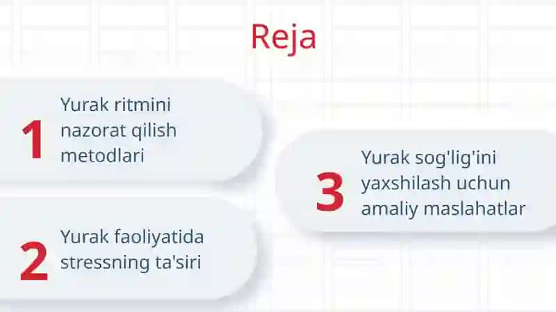 Yurak ritmini nazorat qilish metodlari 2