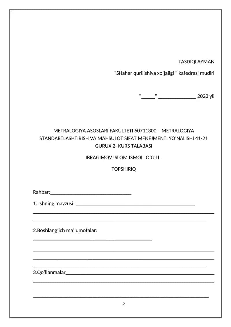 Raqamli o'lchash vositalarining tuzilishi ishlash printsiplari va xatoliklarini tahlil qilish 2
