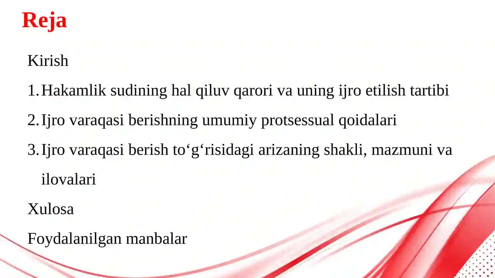 Hakamlik sudining hal qiluv qarorini majburiy ijro etish uchun ijro varaqasi berish 2