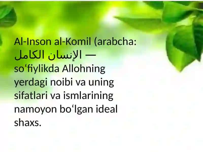 Al-Inson al-Komil 2