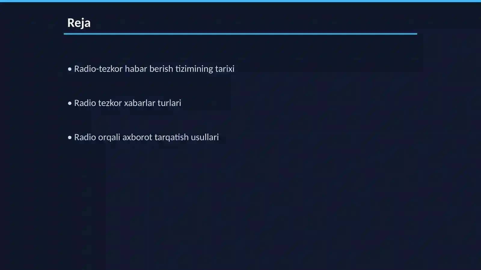 Radio-tezkor habar berish va axborot tarqatish vositasi 2