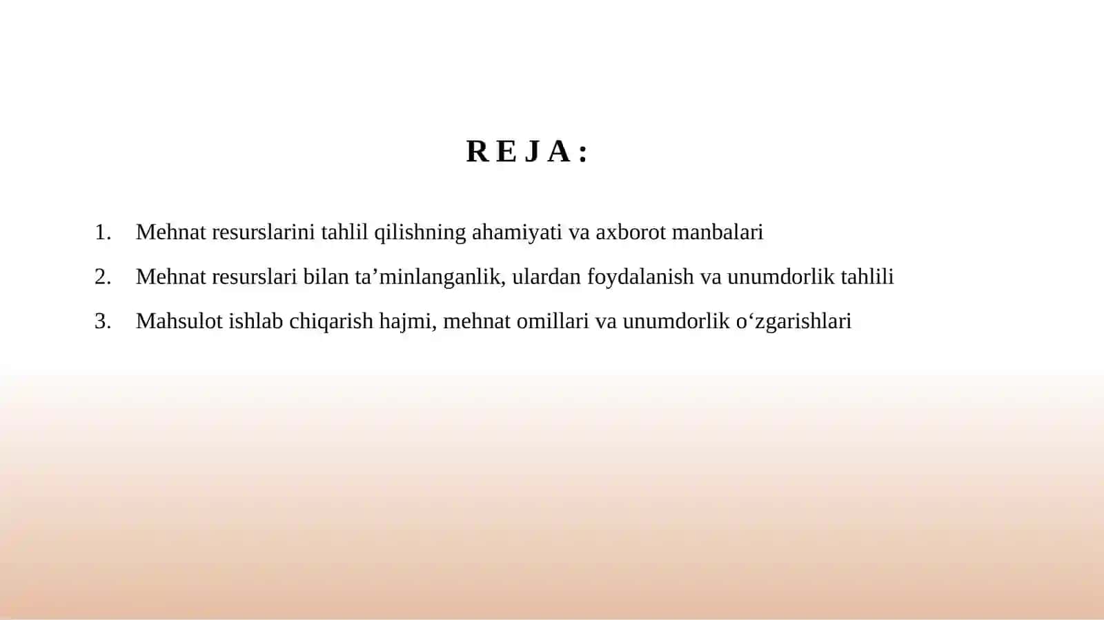 MehnatResurslariBilanTa’minlanganlikvaMehnatUnumdorligiTahlili 2