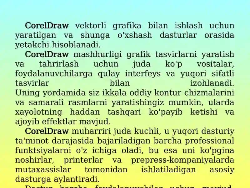 CorelDraw 2