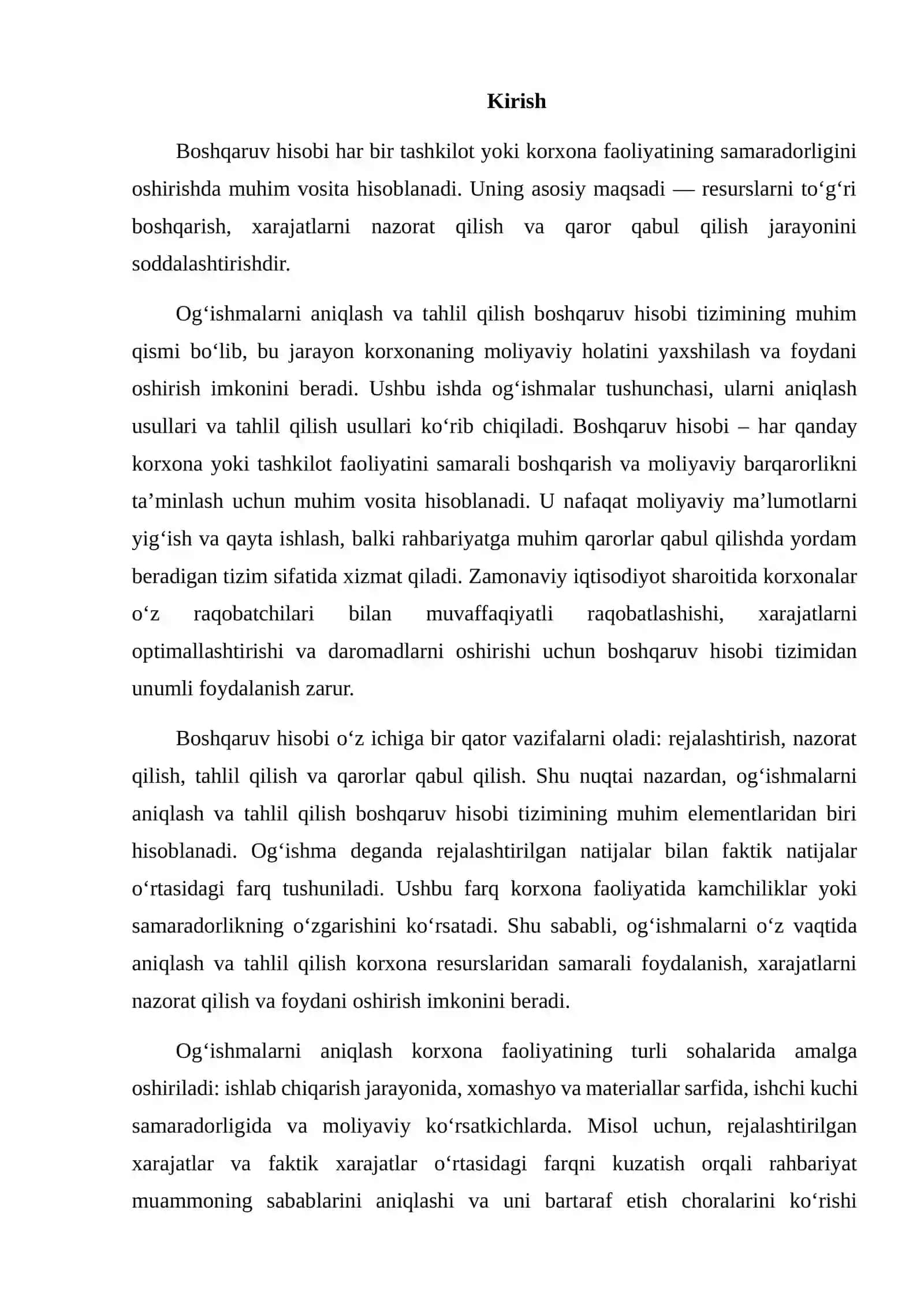 OG‘ISHMALARNI ANIQLASH VA TAHLIL QILISH 2