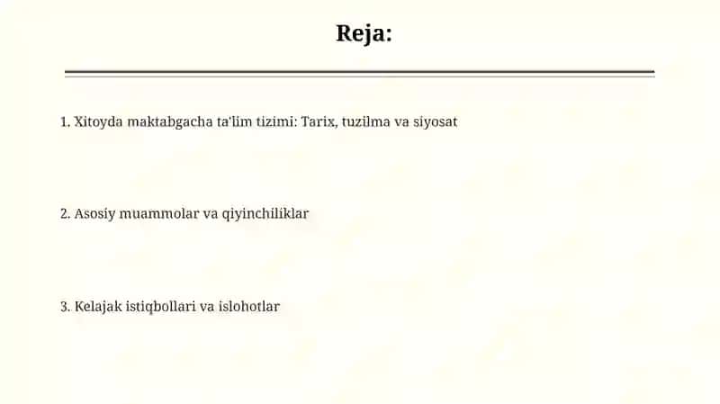 Xitoyda maktabgacha ta'lim tizimi va undagi muammolar 2
