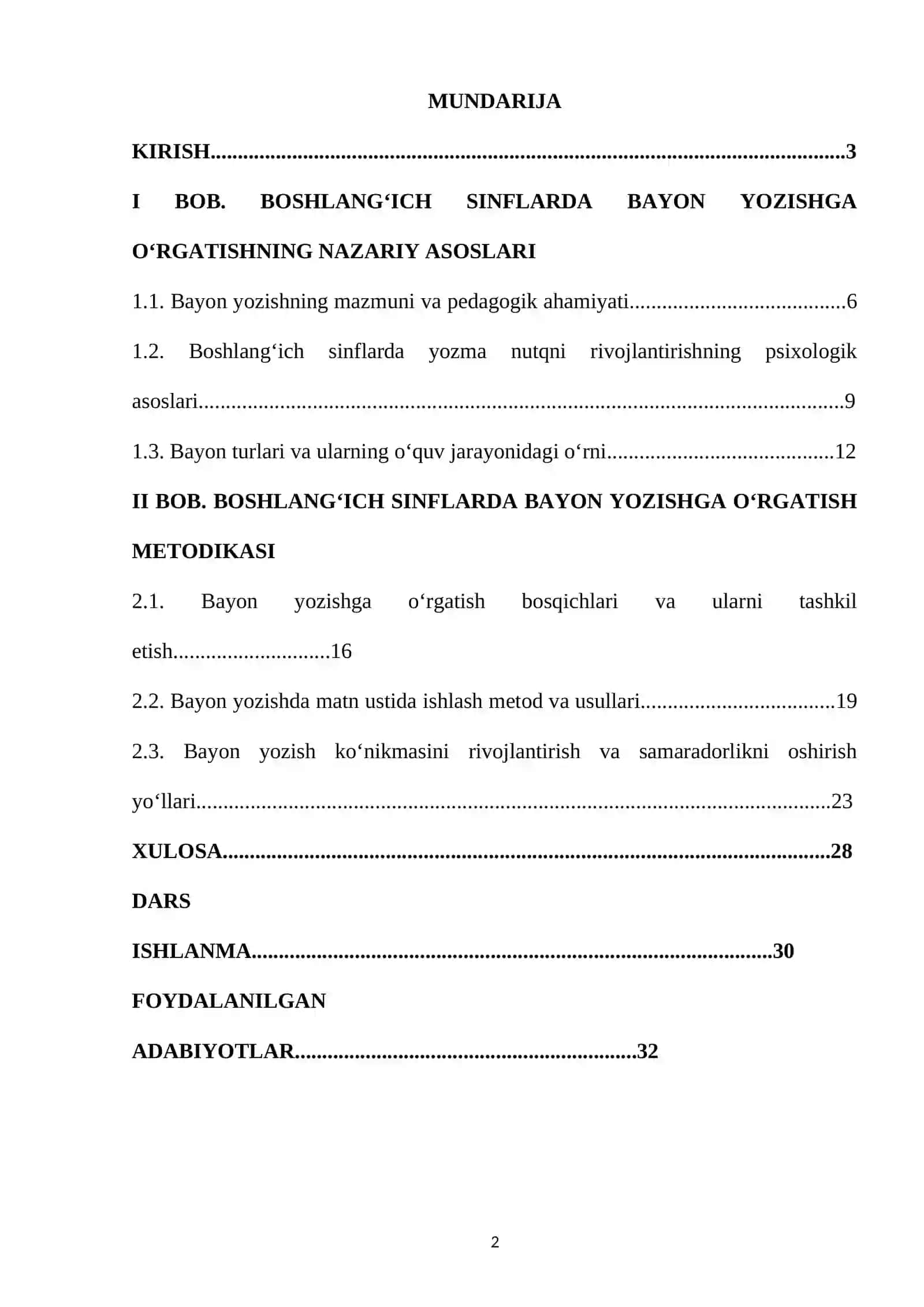 Boshlang‘ich sinflarda bayon yozishga o‘rgatishning nazariy asoslari 2