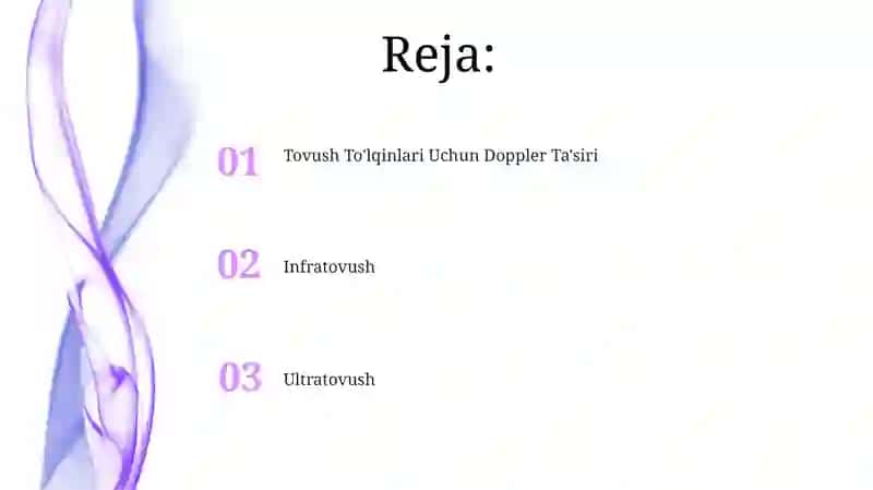 Tovush To'lqinlari Uchun Doppler Ta'siri 2