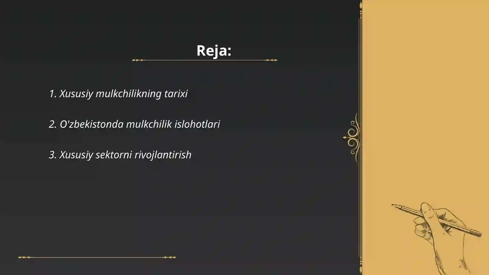 Xususiy mulkchilikning tarixi 2