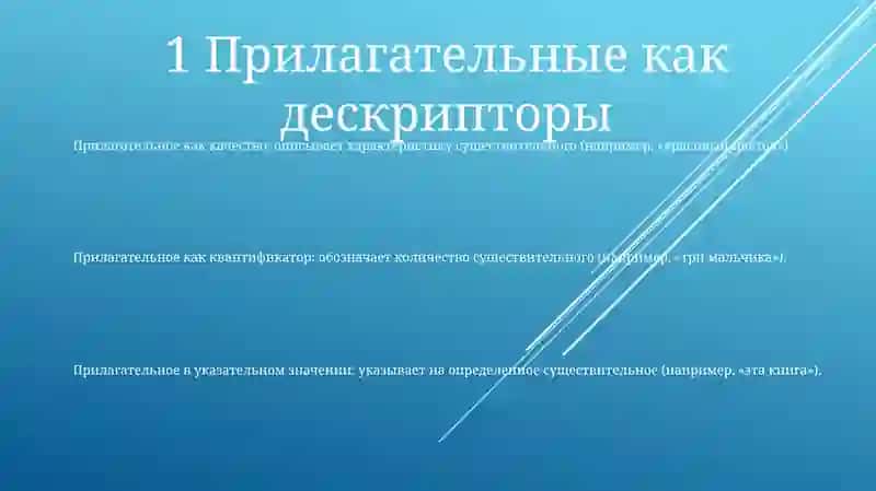 Прилагательное 2
