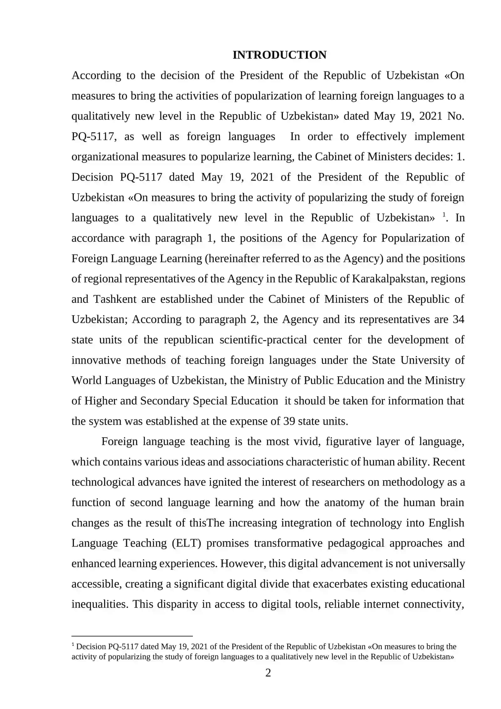 Adressing the digital divide in technology-enhanced ELT 2