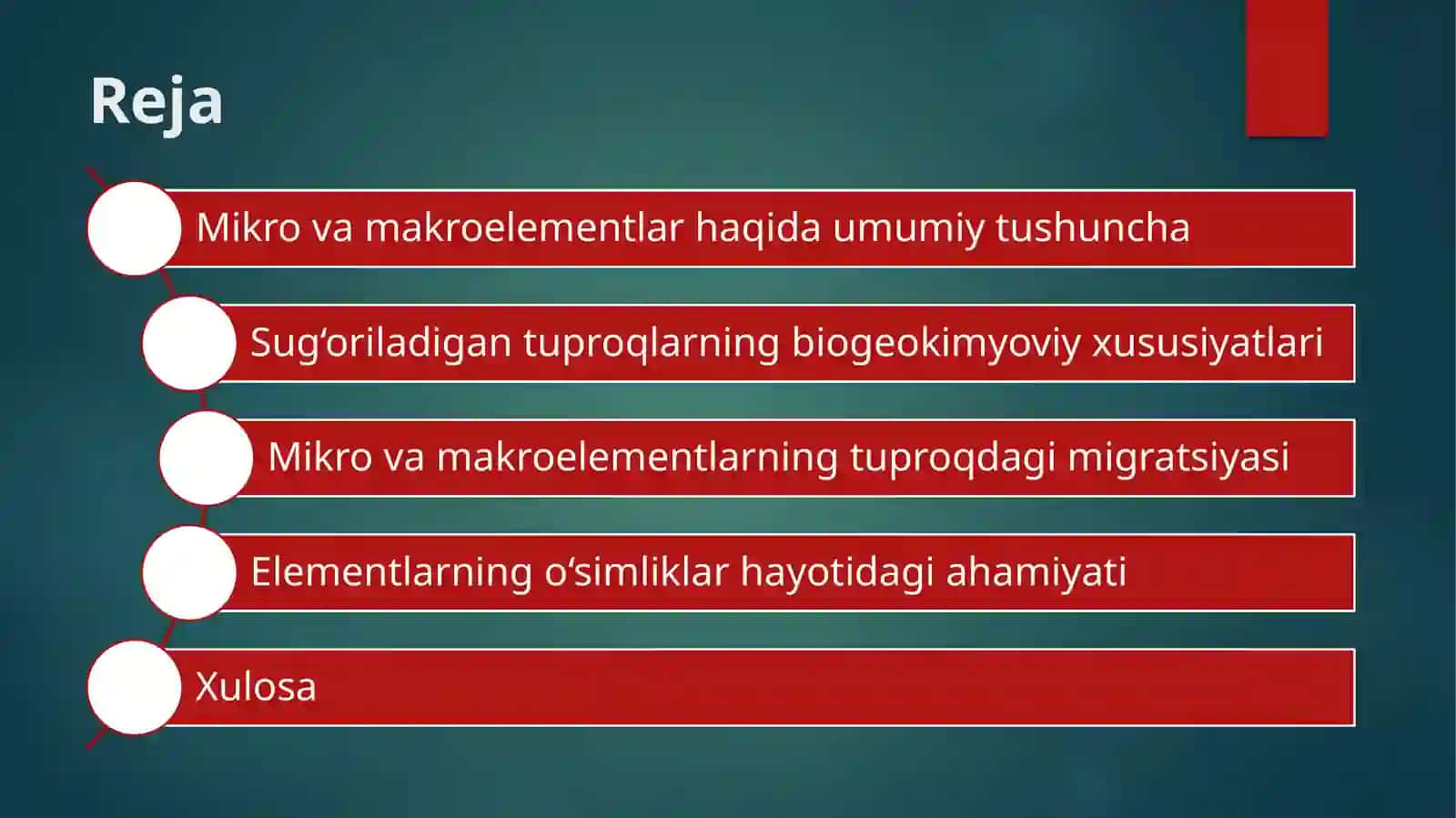 Sug‘oriladigan tuproqlarda mikro va makro elementlar biogeokimyosi 2
