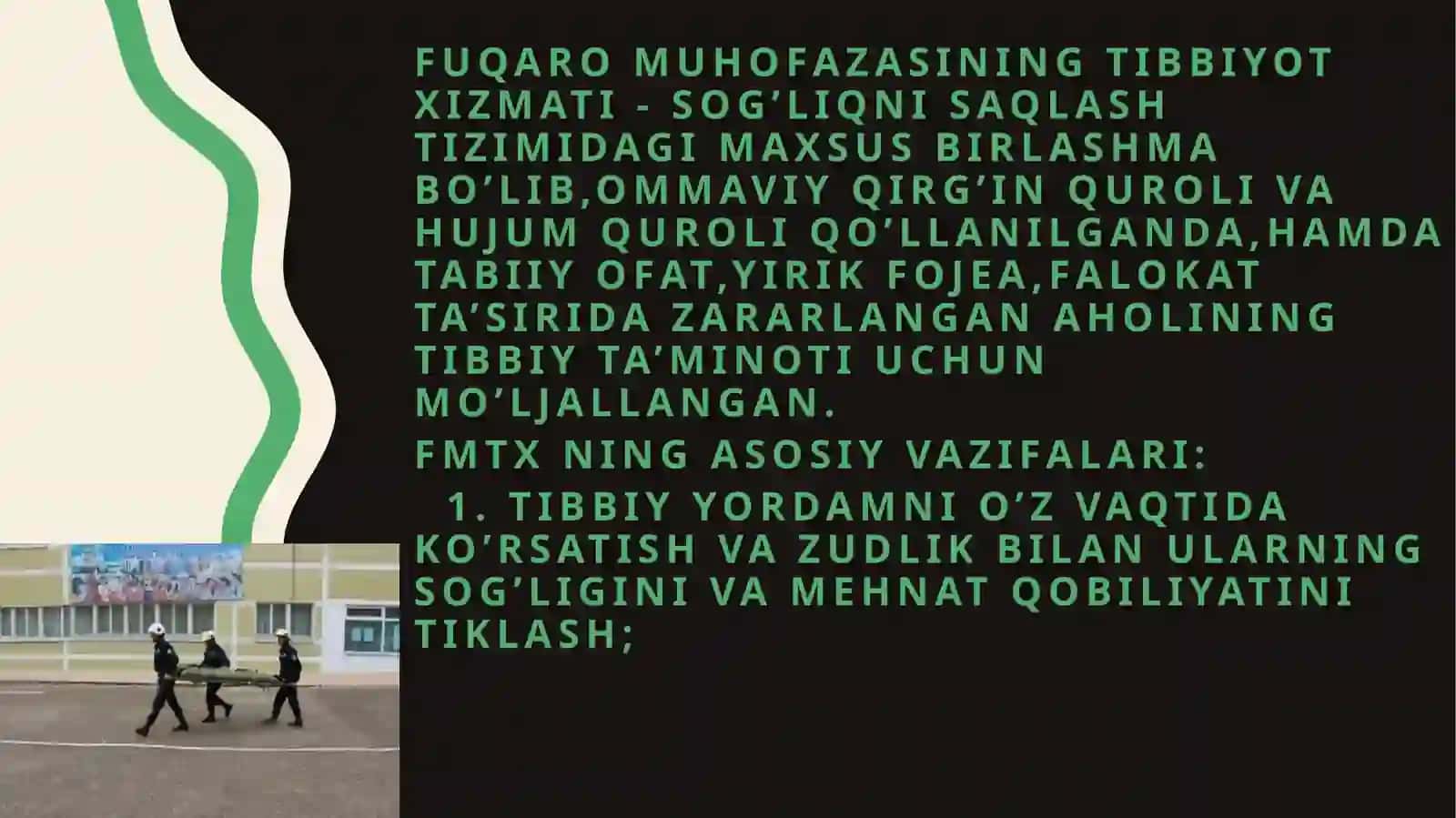 fuqaro muhofazasi tibbiyot xizmati,vazifasi,tashkiliy Tamoyillar 2