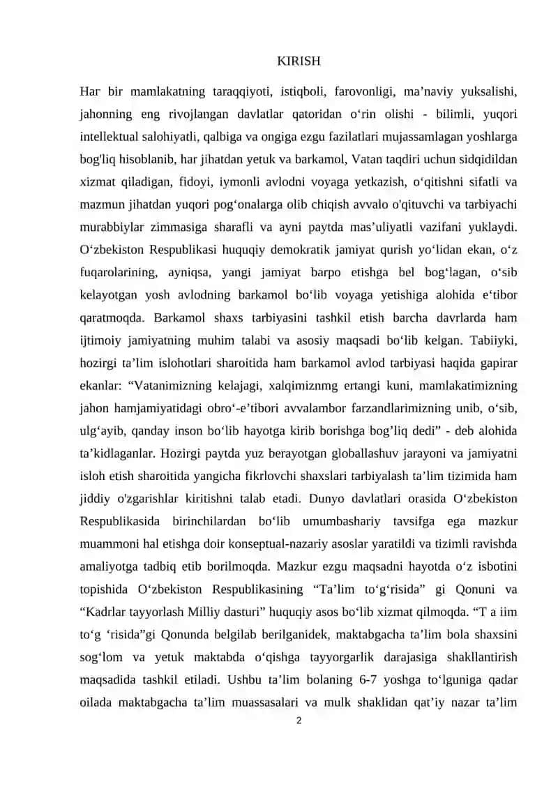 Nutq o‘stirish mashg‘ulotlarida bolalarni axloqiy tarbiyalashga integratsion yondashuv 2