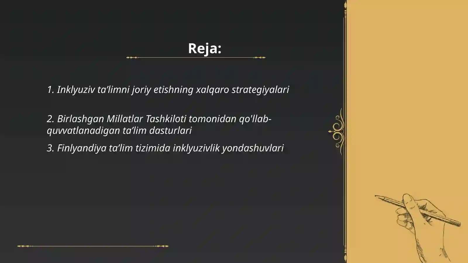 Inklyuziv ta'limni joriy etish boʻyicha chet el tajribalari 2