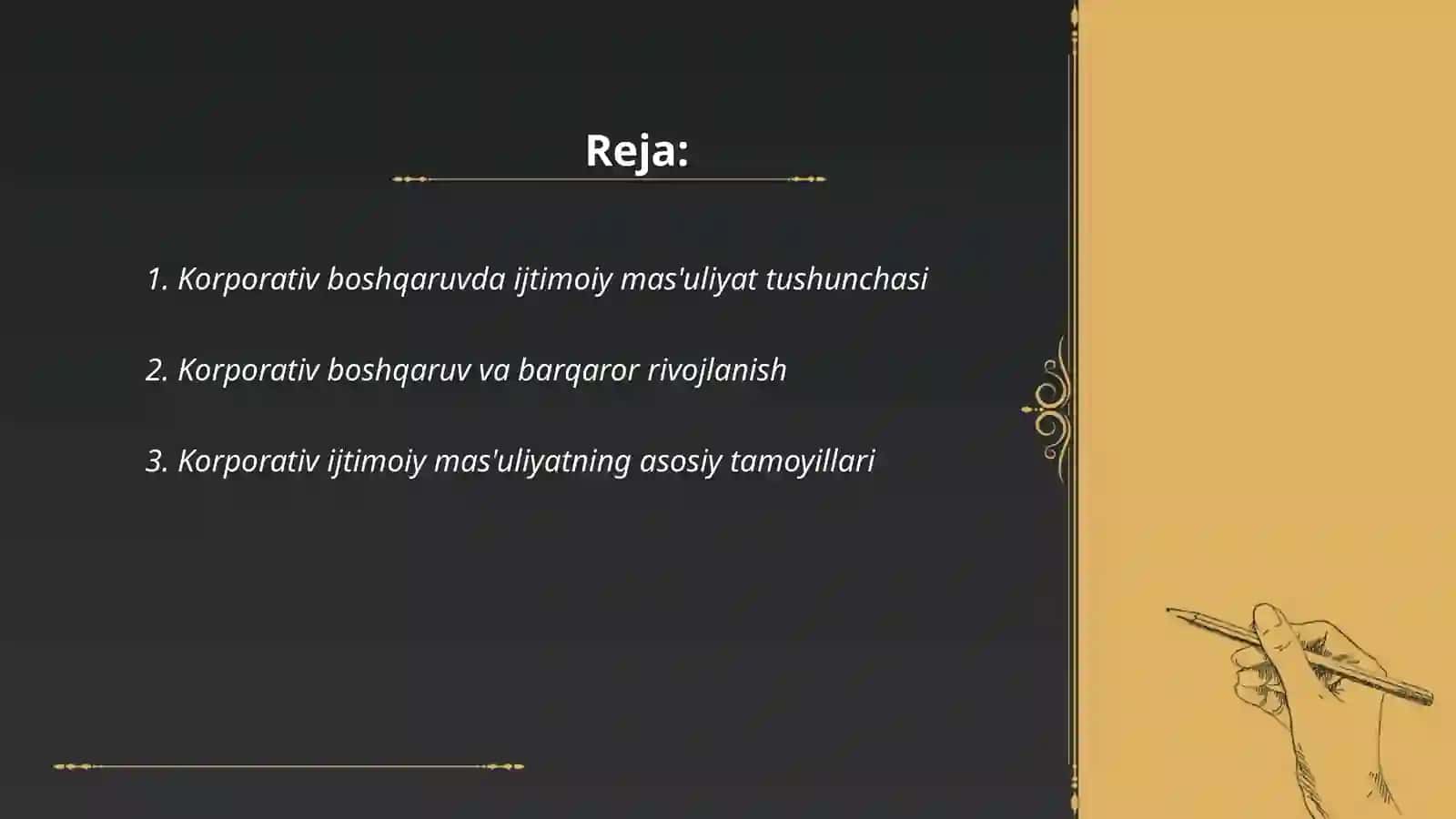 Korporativ boshqaruvda ijtimoiy masuliyat va barqarorlik 2