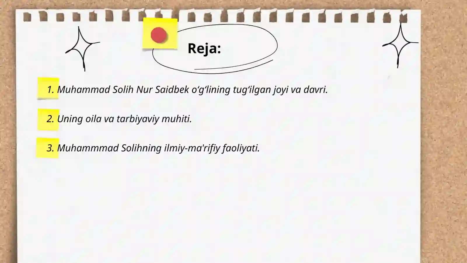 Muhammad Solih Nur Saidbek oʻgʻli hayoti va ijodi 2