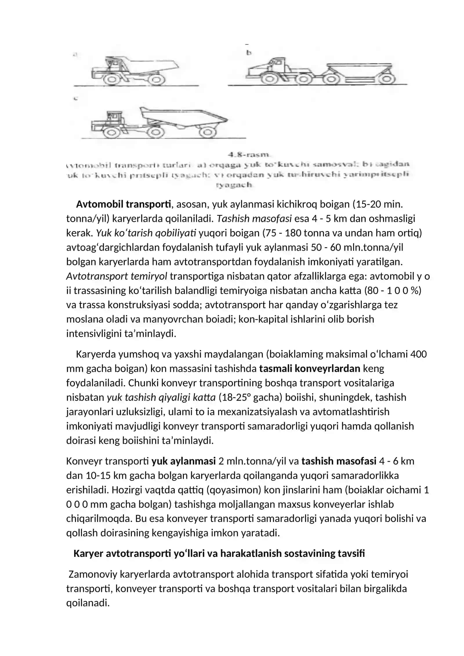 Avtomobil transportini hisoblash va loyihalash boyinsha masalar yeshish 2