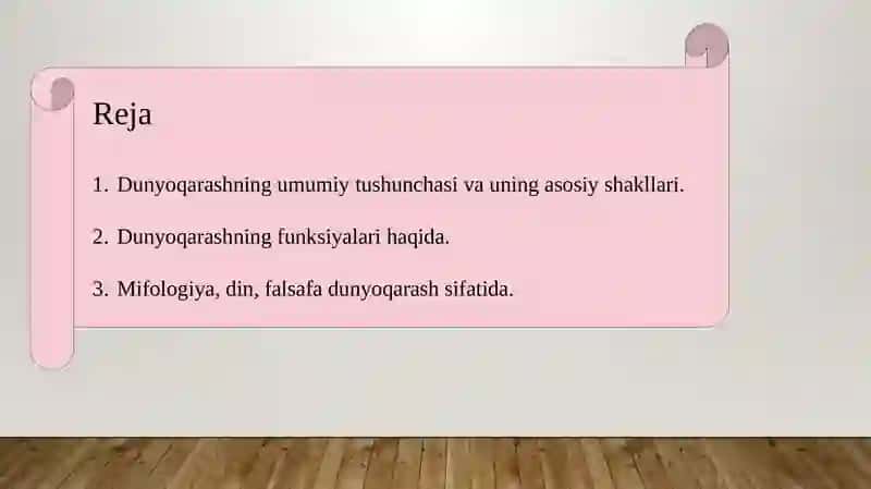 Dunyoqarashning mohiyati, tuzilishi va asosiy funksiyalari 2