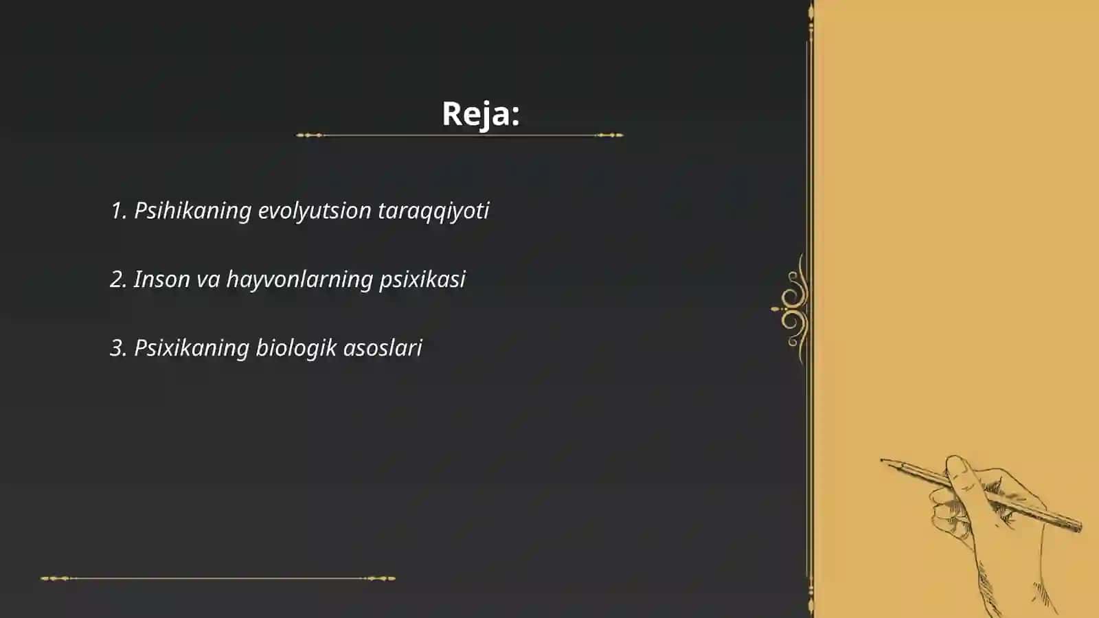 Psihikaning filogenetik taraqqiyoti 2
