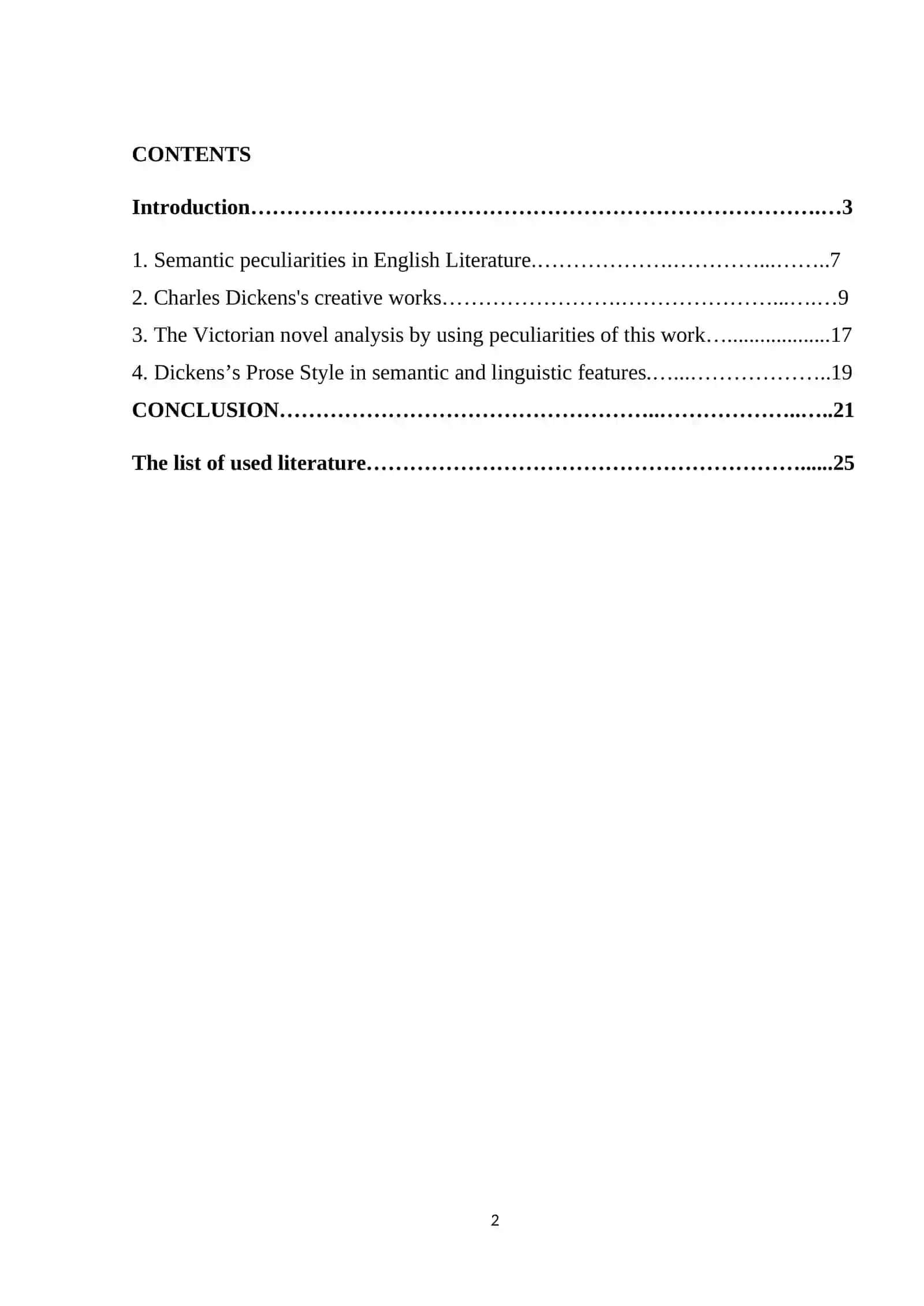 Linguistic and Semantic Peculiarities of Charles Dickens' Creative Works 2