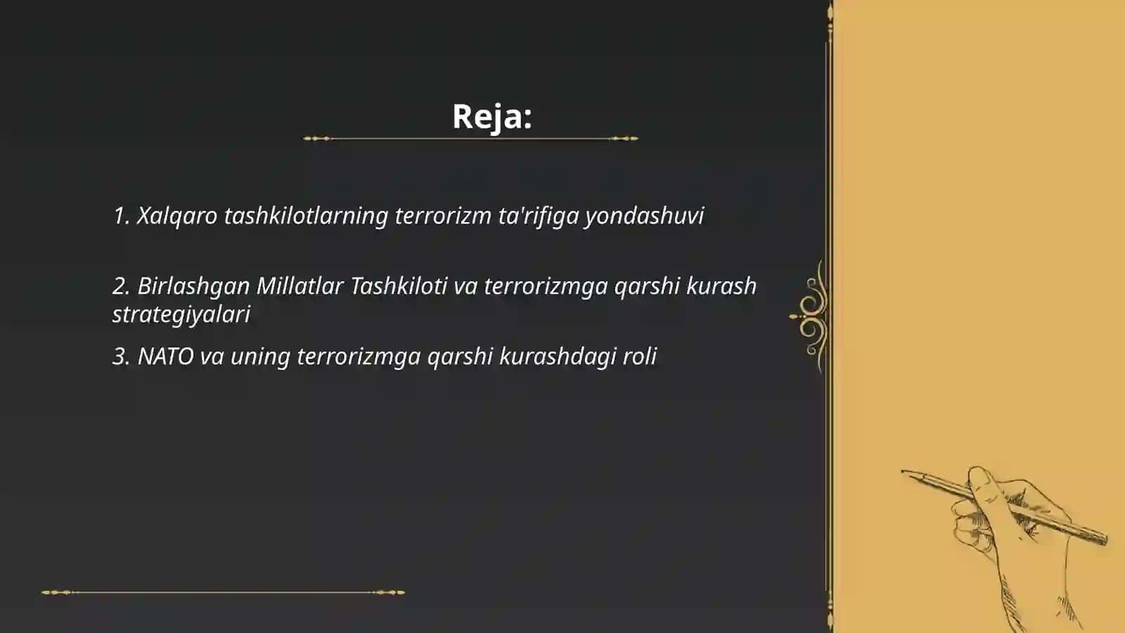 Xalqaro tashkilotlarning terrorizmga qarshi kurashda ahamiyati 2