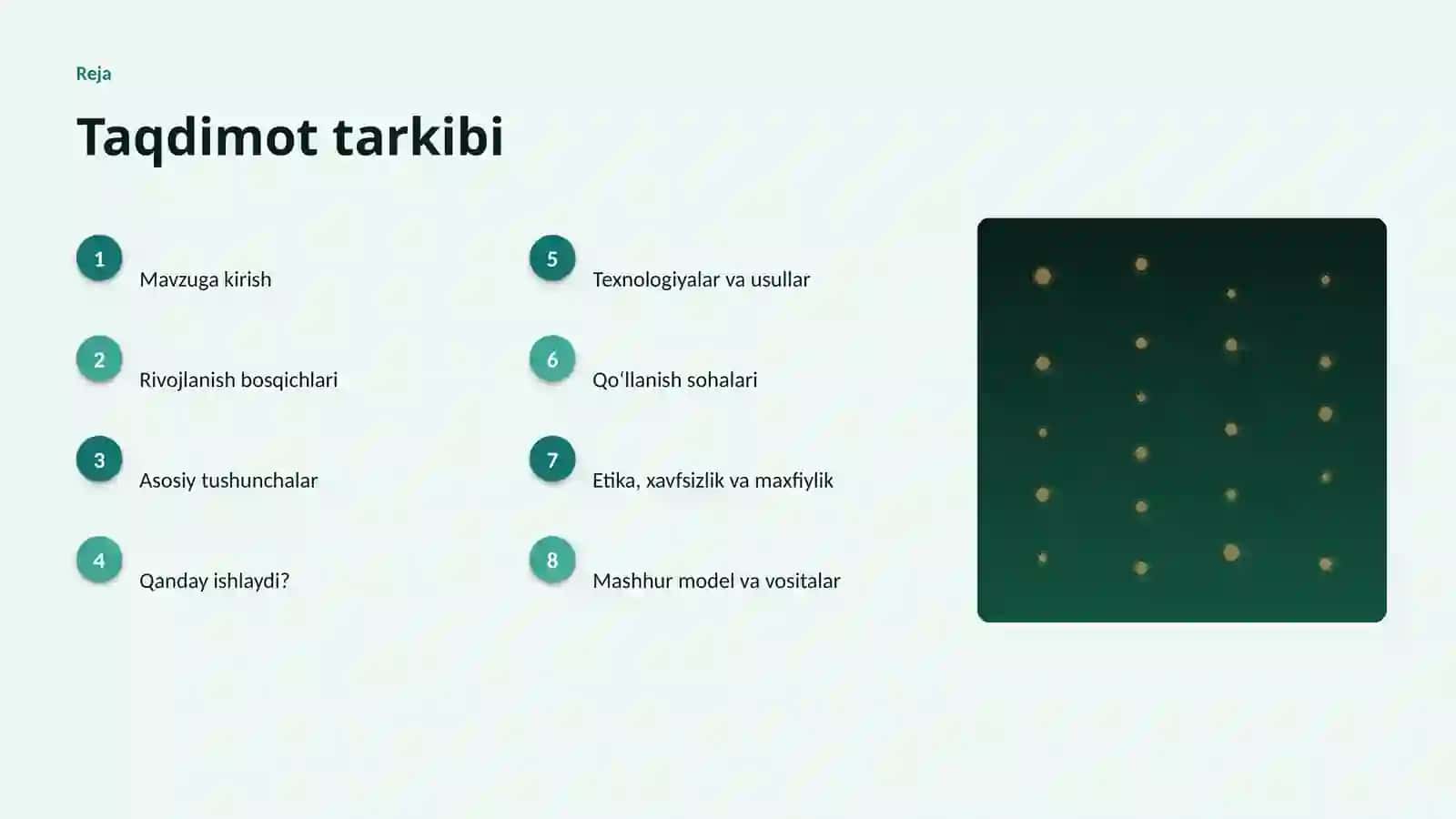 SUNʼIY INTELLEKT • PROFESSIONAL TAQDIMOT 2