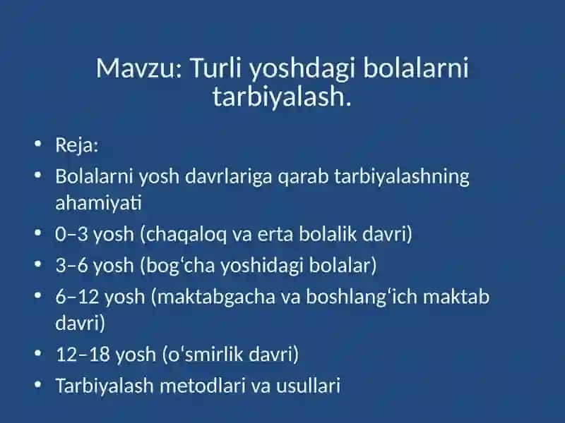 Mahliyoning Tarbiyaviy ishlari 2