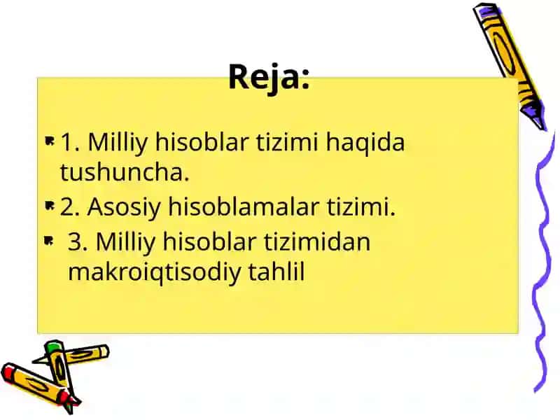 Milliy hisob tizimi va uning mohiyati 2
