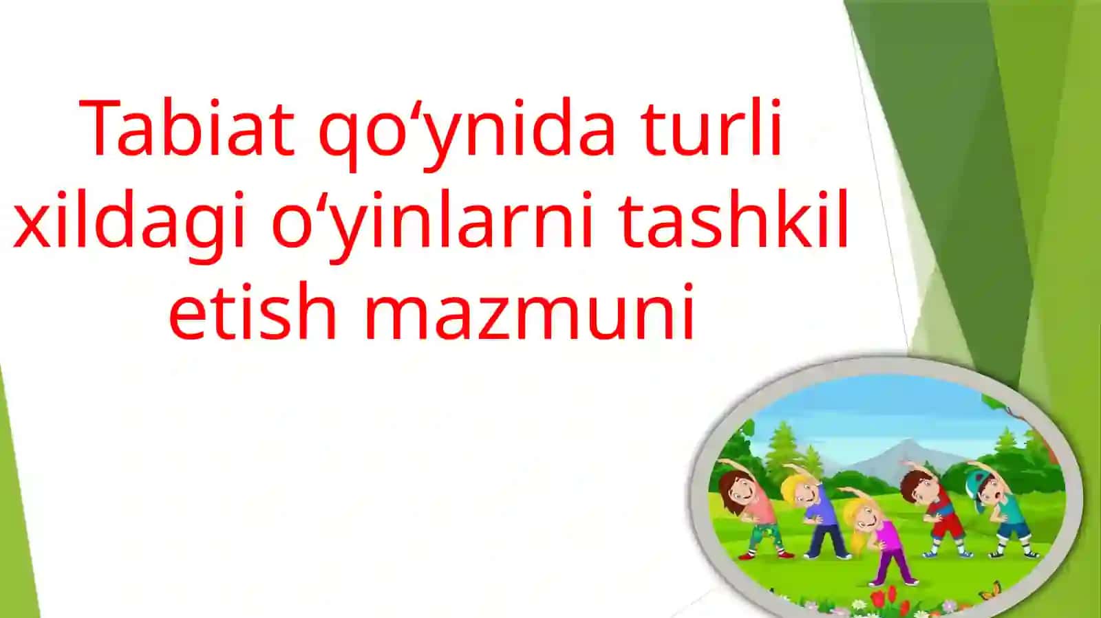 Tabiat bilan tanishtirish metodikasi fanidan ijodiy ish 2