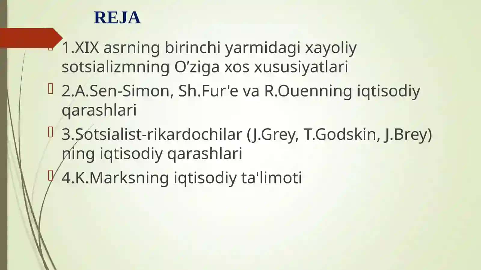 Bozoriqtisodiyotiga muxolif - sotsialistik yo'nalish mohiyati va uning tarixiy taqdiri 2