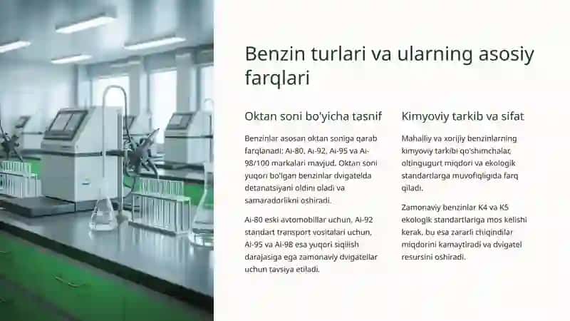 Benzin turlari va ularning asosiy farqlari 2
