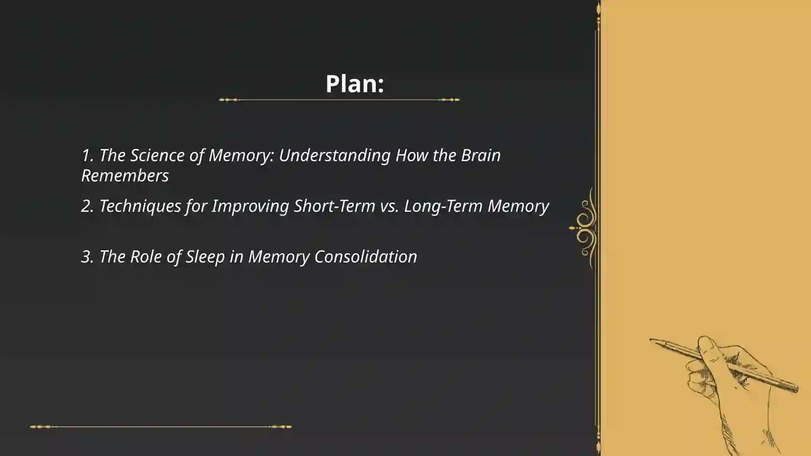 Memory and improving memory 2