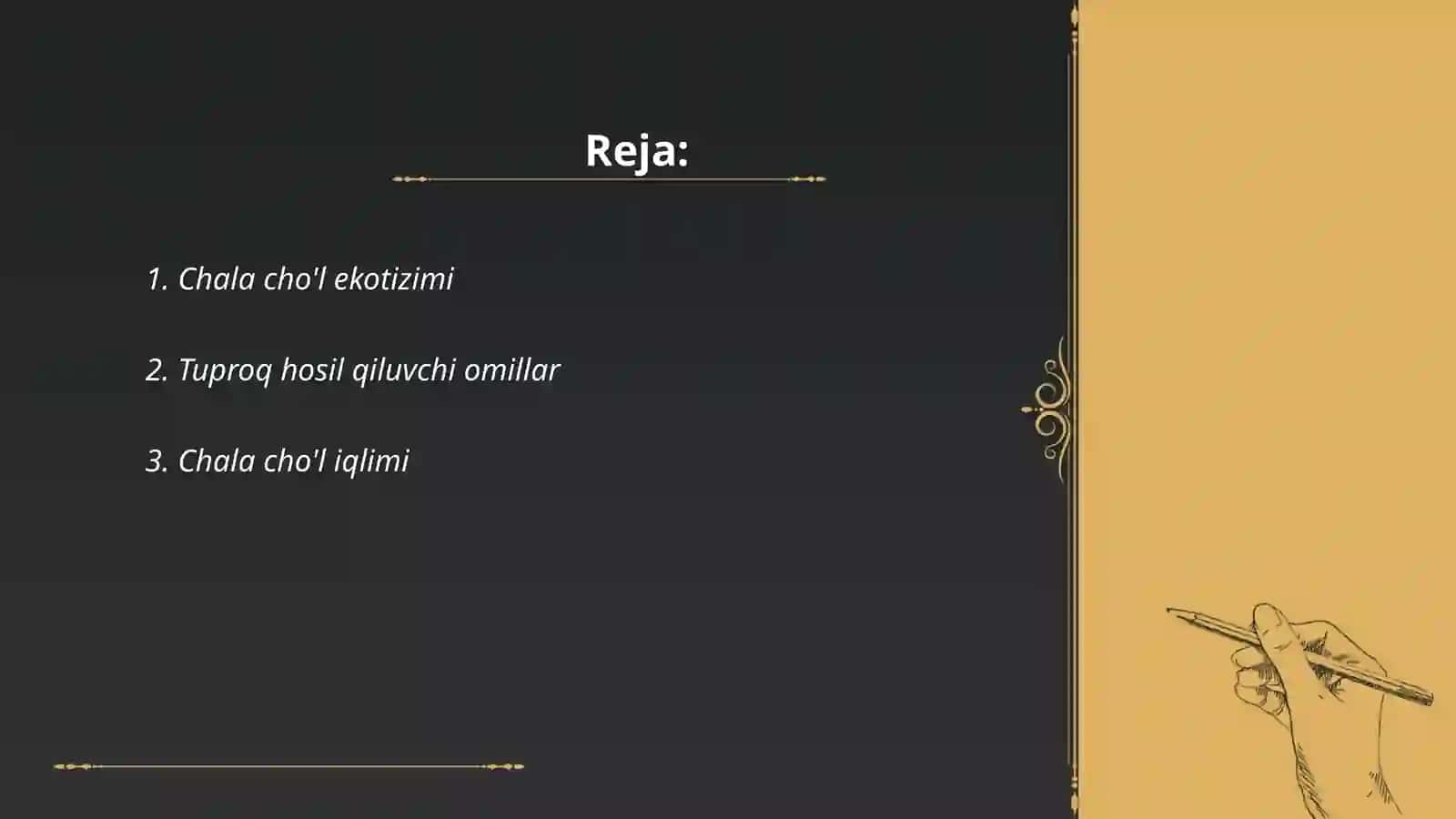 Chala cho’llar zo’nasini tuproqlari 2