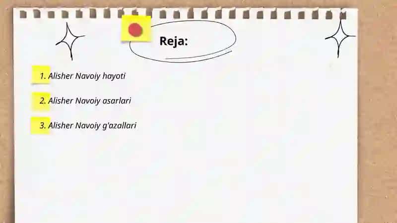 Alisher Navoiy so'z mulkining sultoni 2