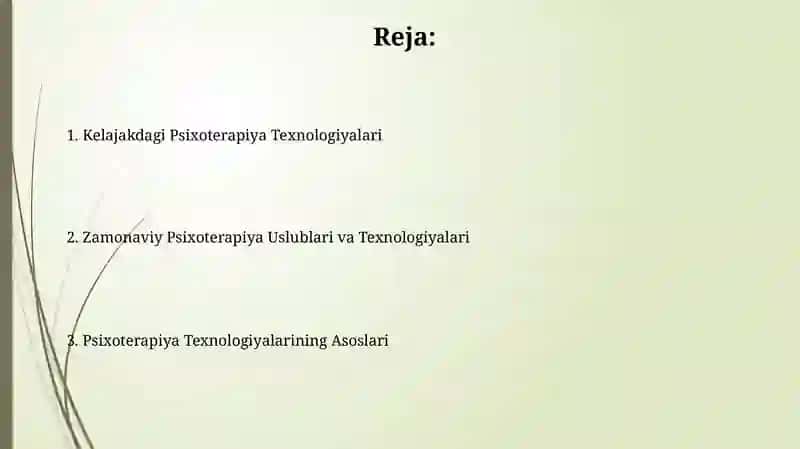 Psixoterapiya Texnologiyalar 2