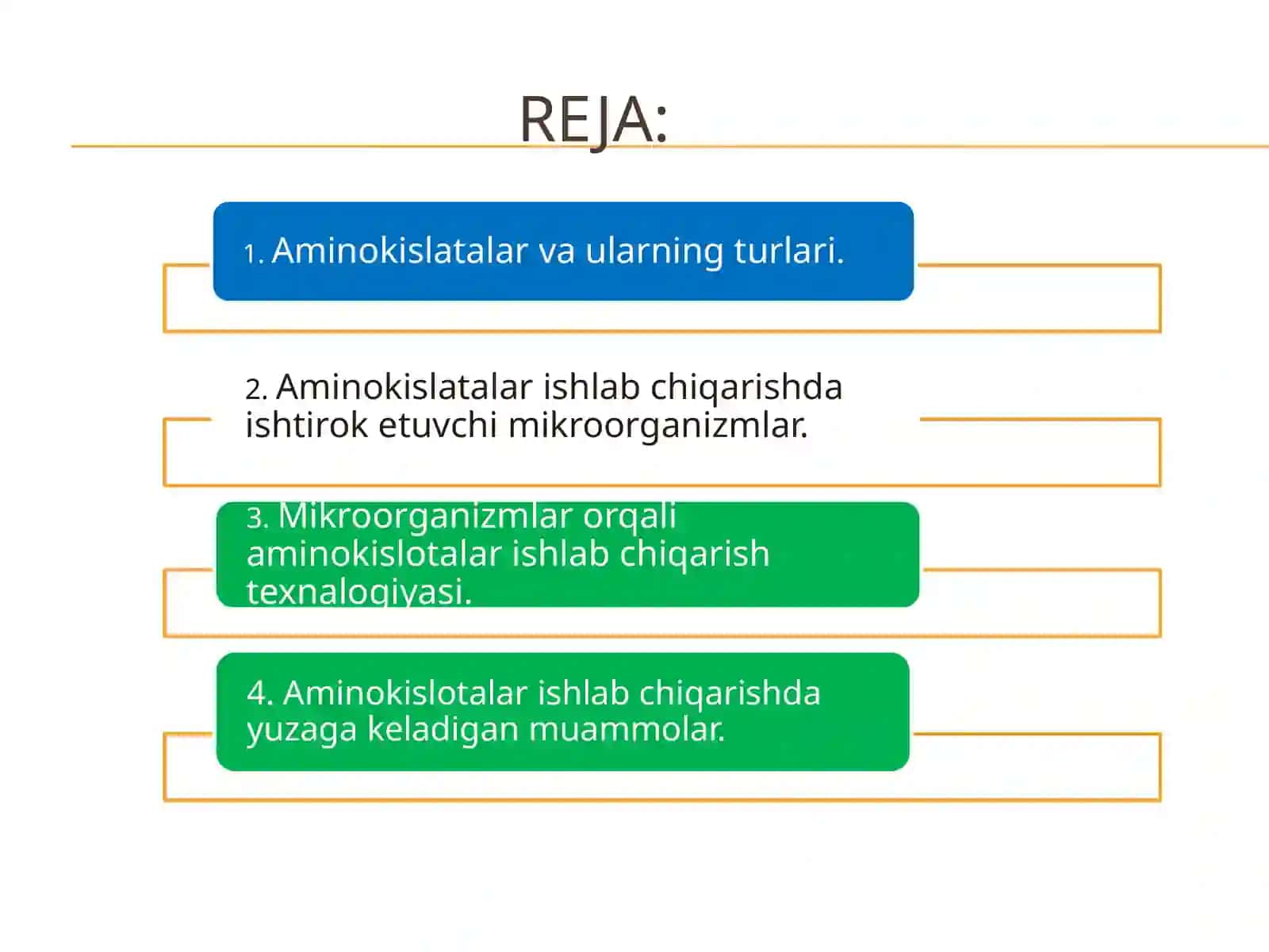 Aminokislotalarni ishlab chiqarishda ishtirok etuvchi mikroorganizmlar 2