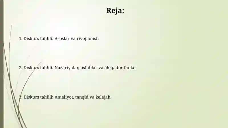 Diskurs tahlili 2