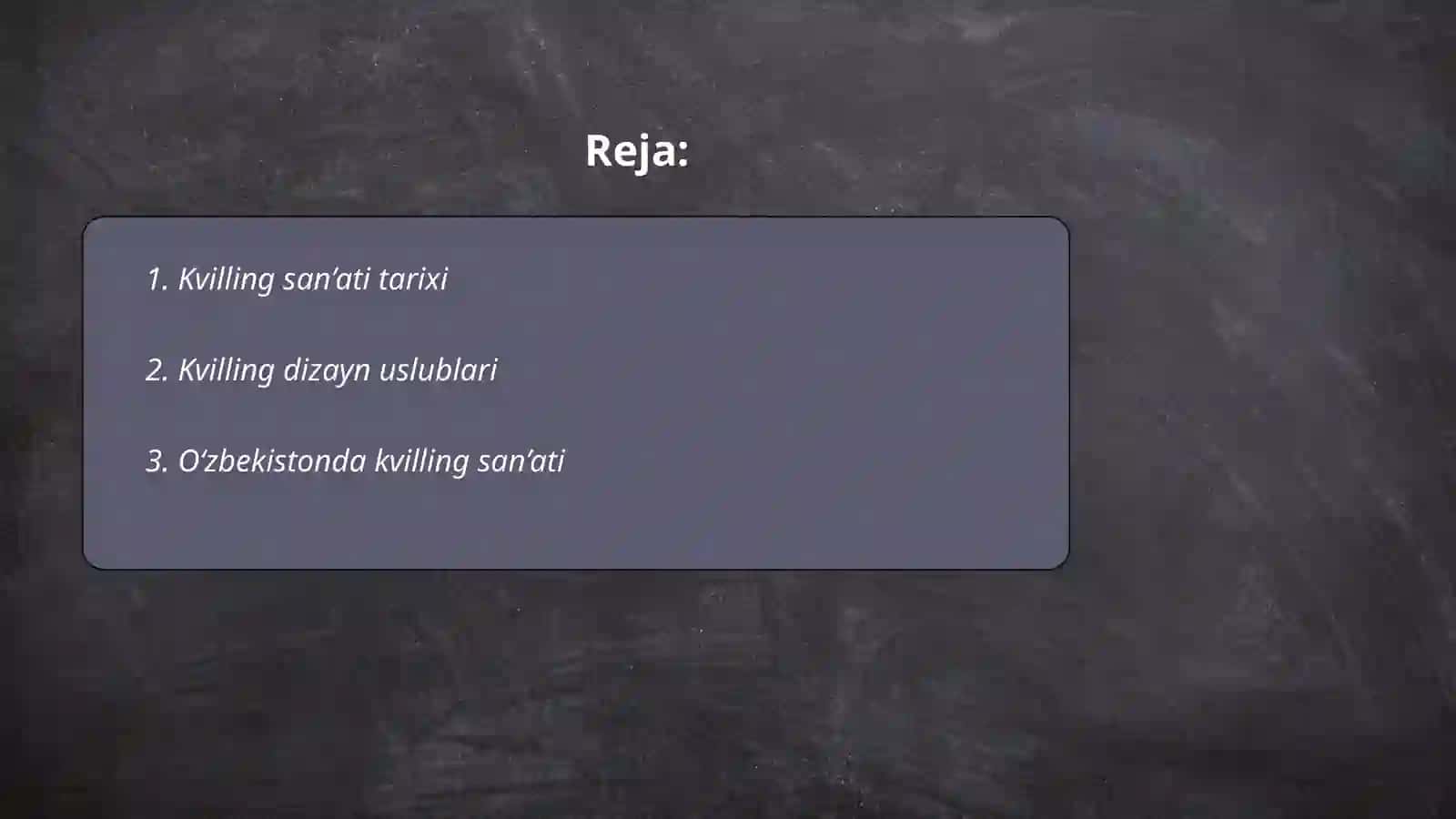 Kvilling san'ati 2